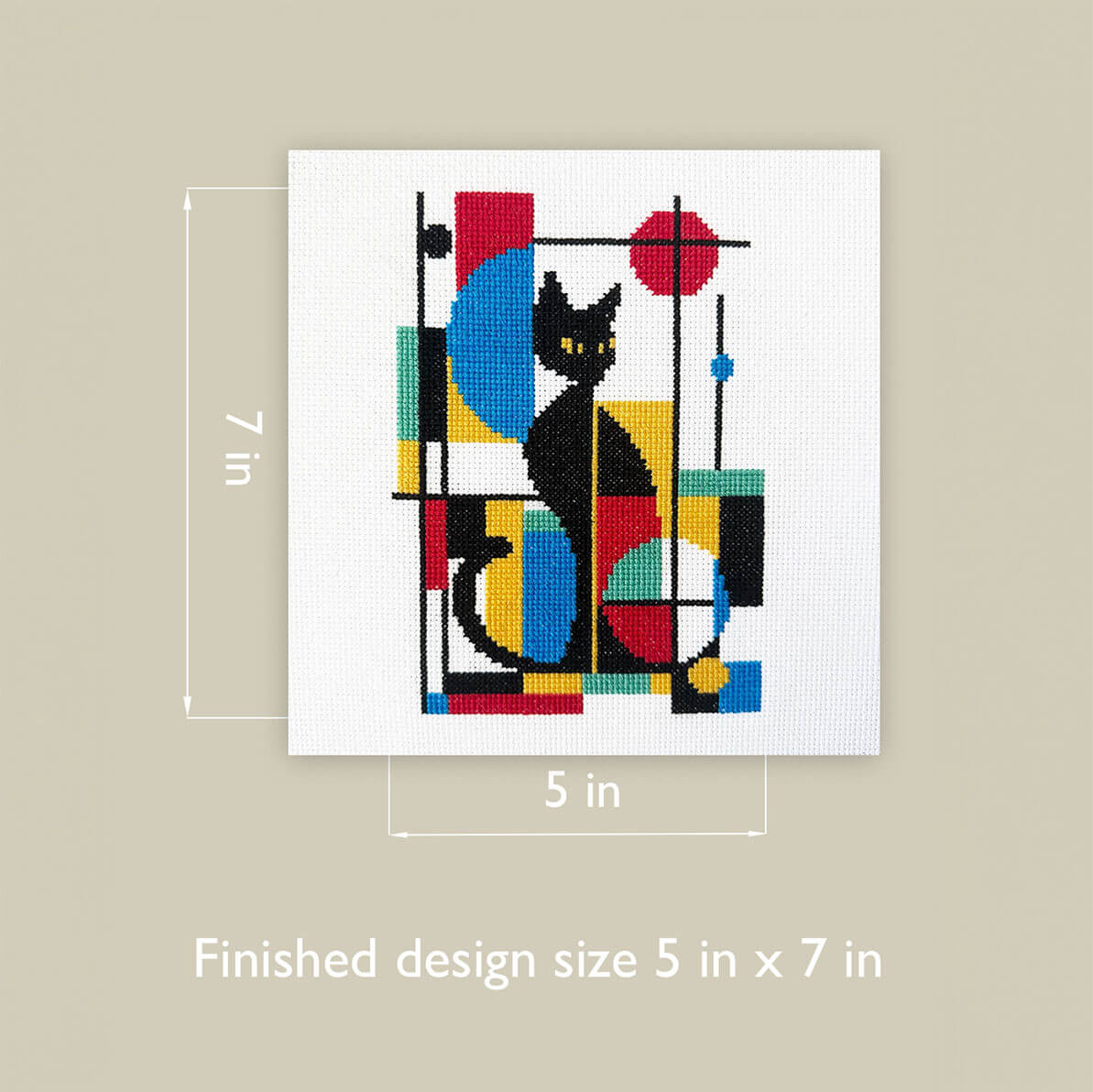 Abstract Cat Digital Chart
