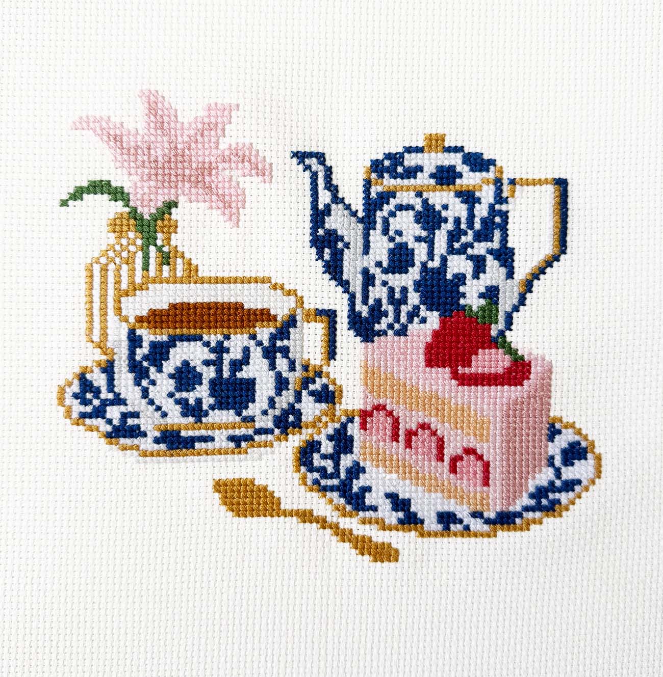 Afternoon Tea Counted Cross Stitch Kit