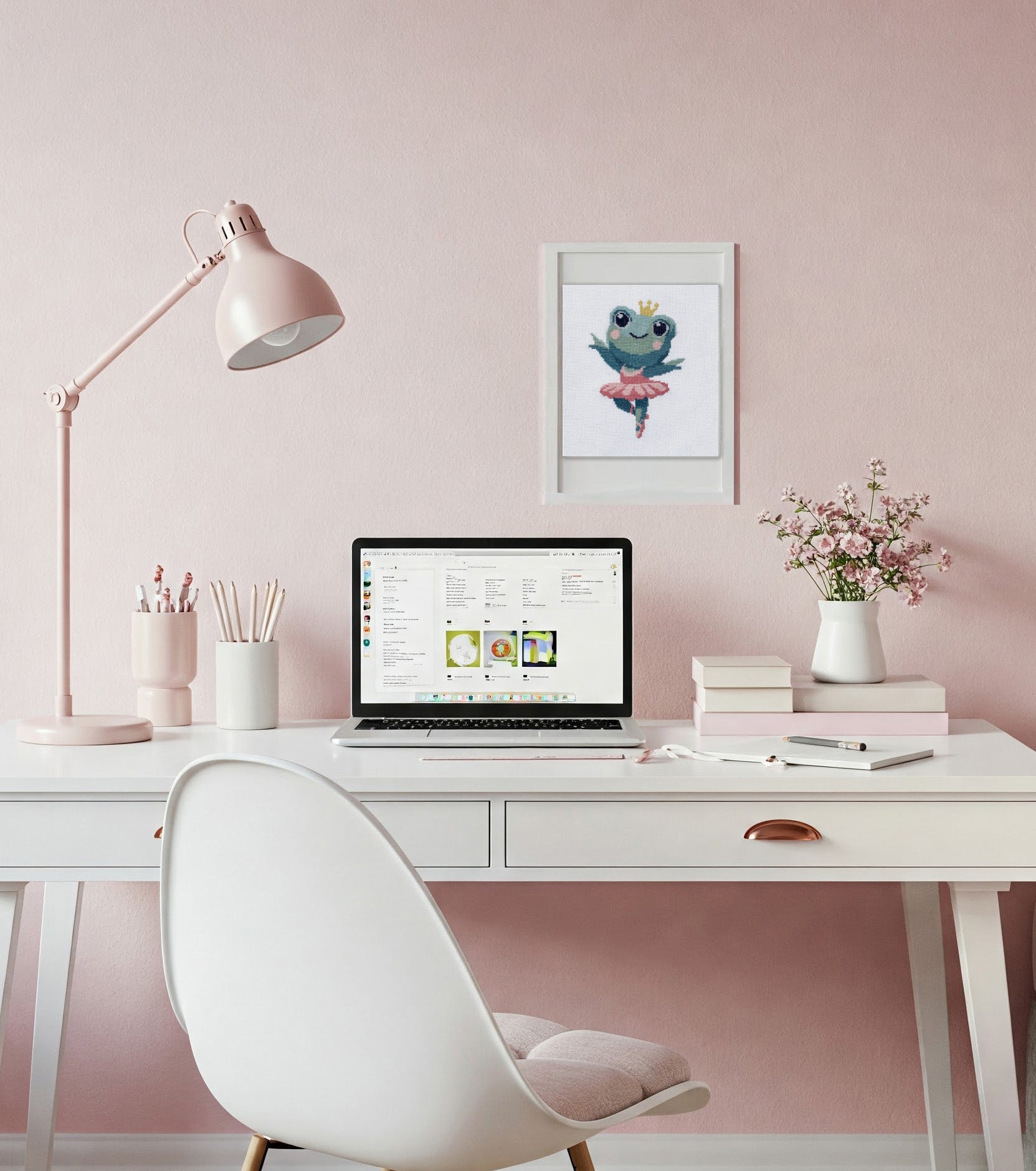 Ballerina Frog - Digital Chart