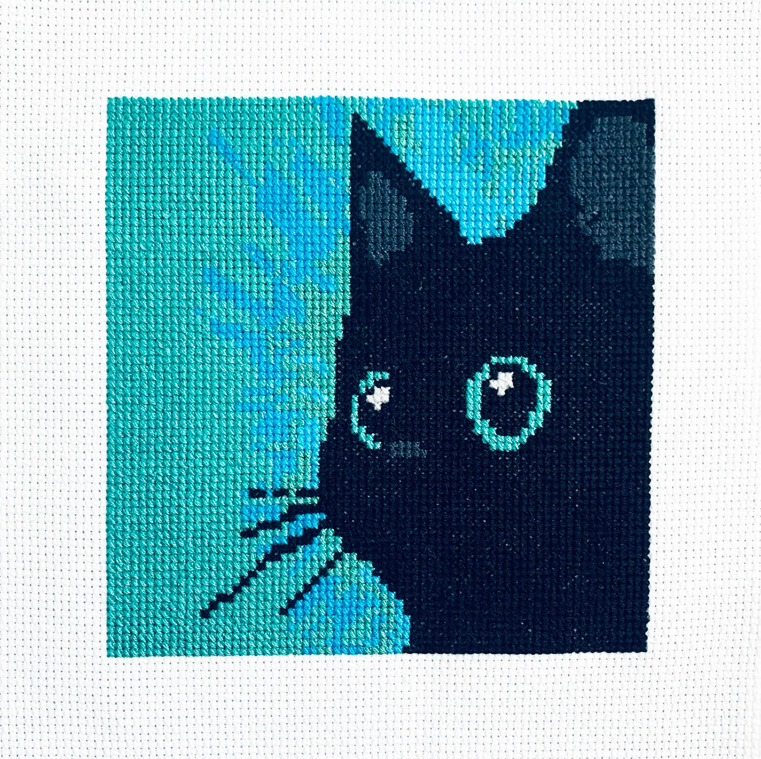 Sneaky Cat - Counted Cross Stitch Kit