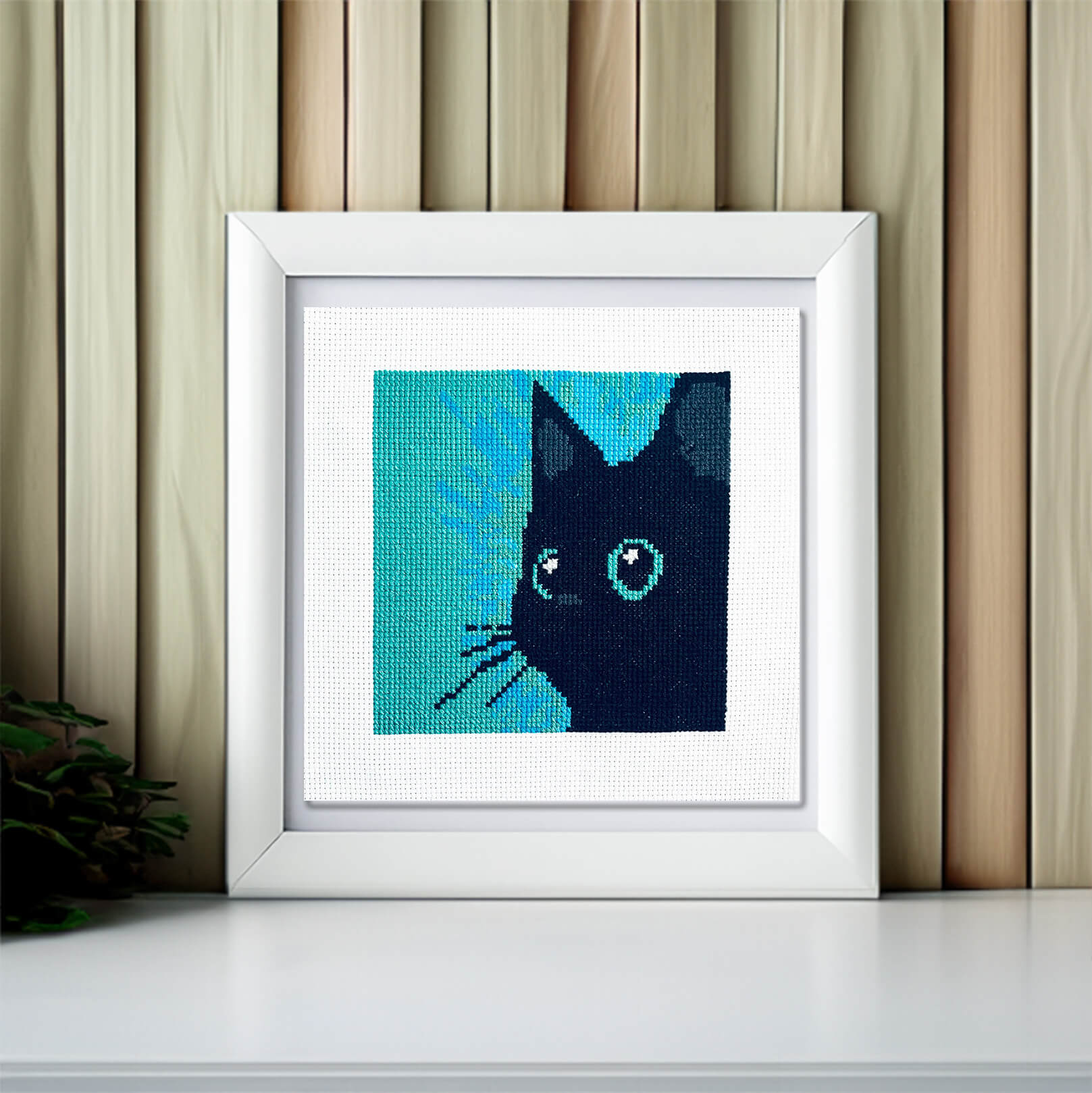 Sneaky Cat - Counted Cross Stitch Kit
