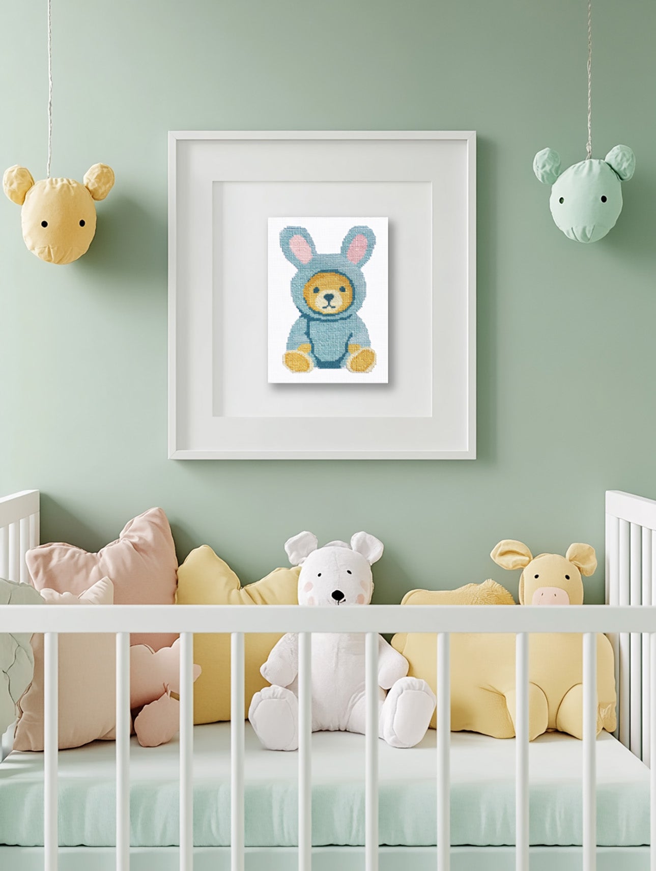 Bunny Bear - Counted Cross Stitch Kit