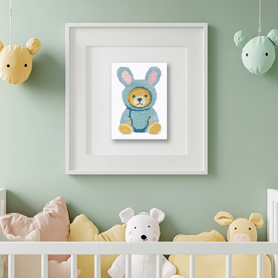 Bunny Bear - Counted Cross Stitch Kit