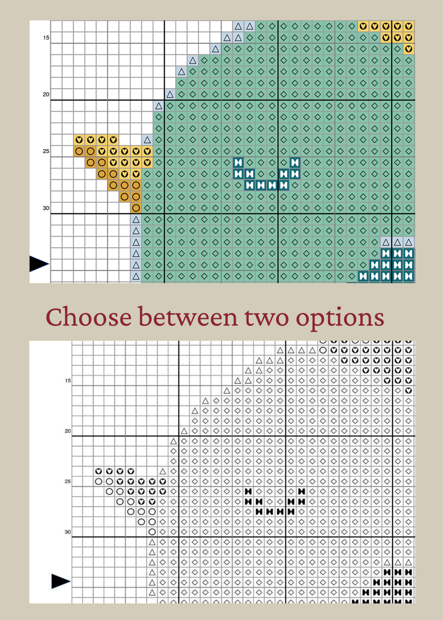 Crown Bird - Counted Cross Stitch Kit