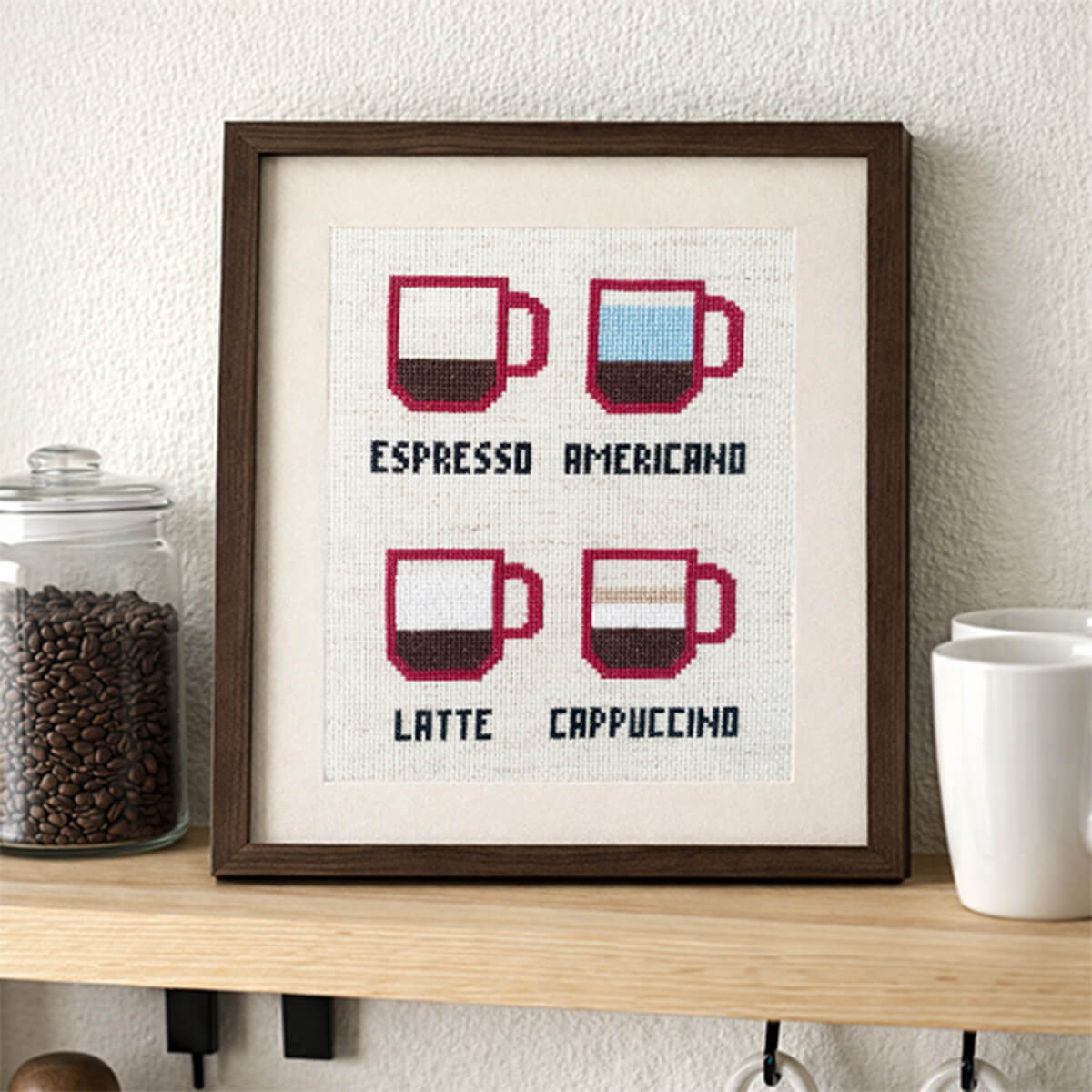 Favorite Coffee - Counted Cross Stitch Kit