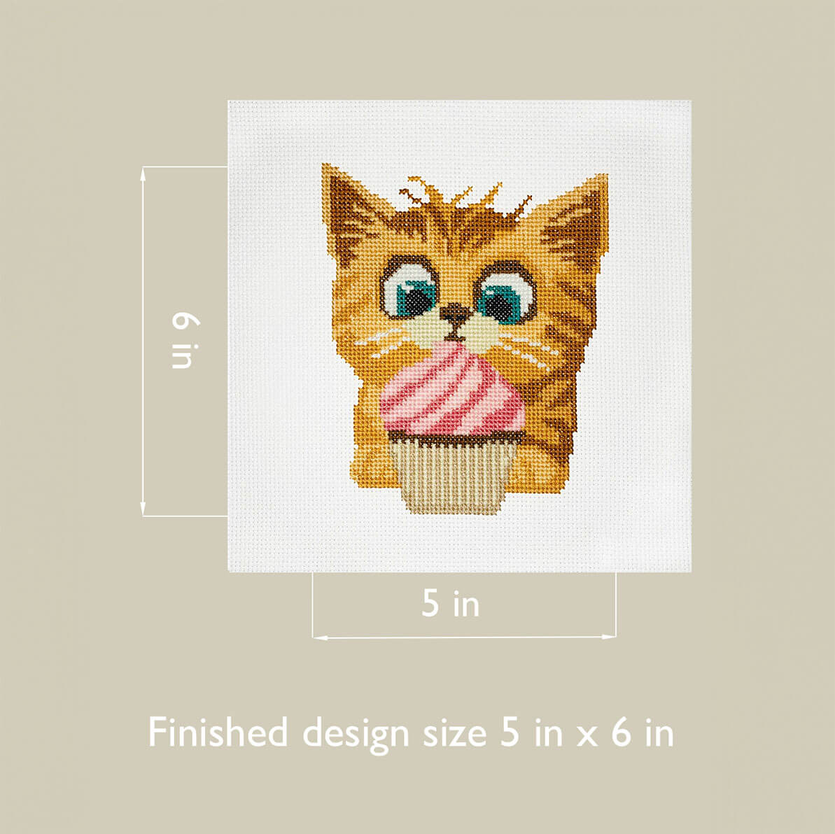 Ginger&Cupcake - Counted Cross Stitch Kit