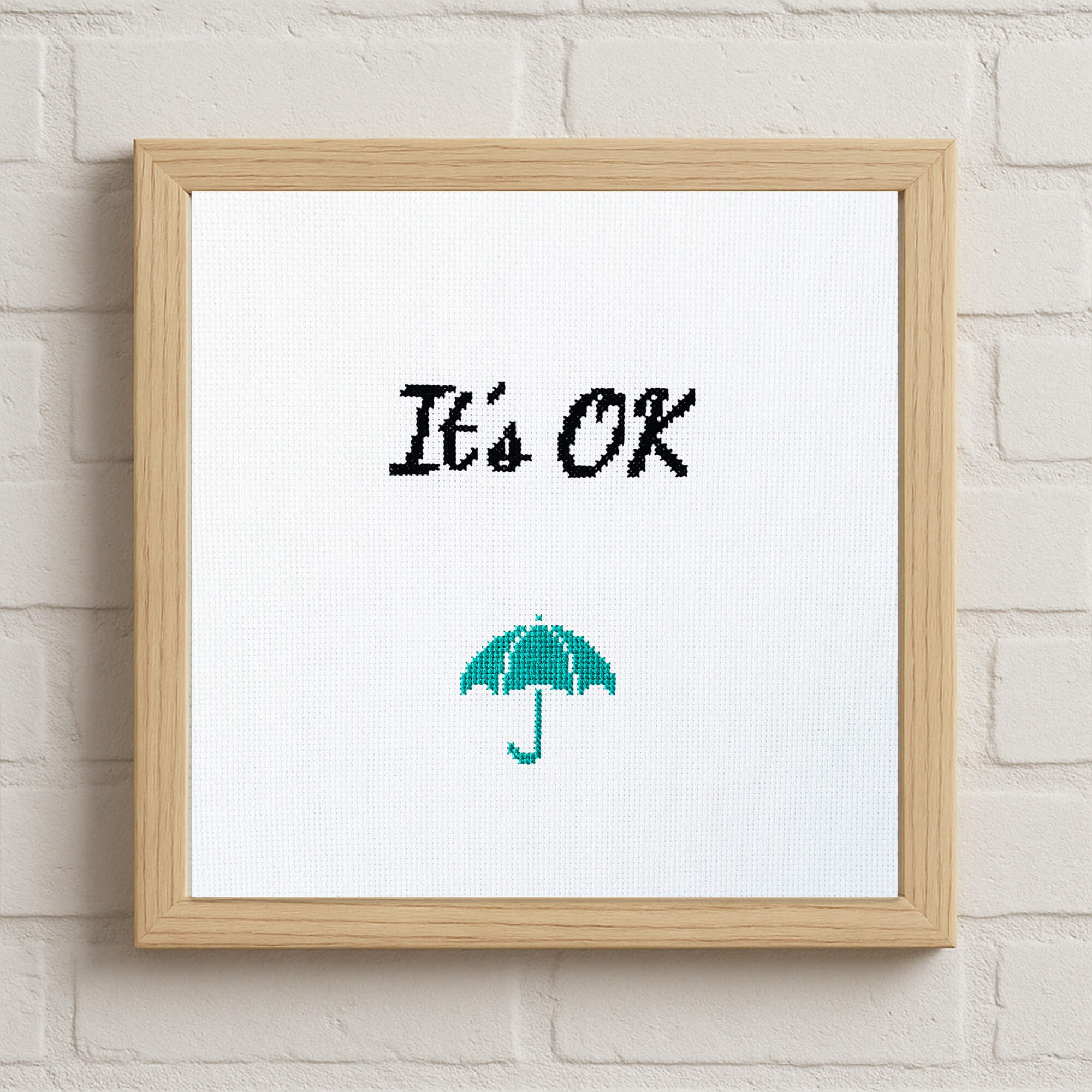 It's OK - Counted Cross Stitch Kit