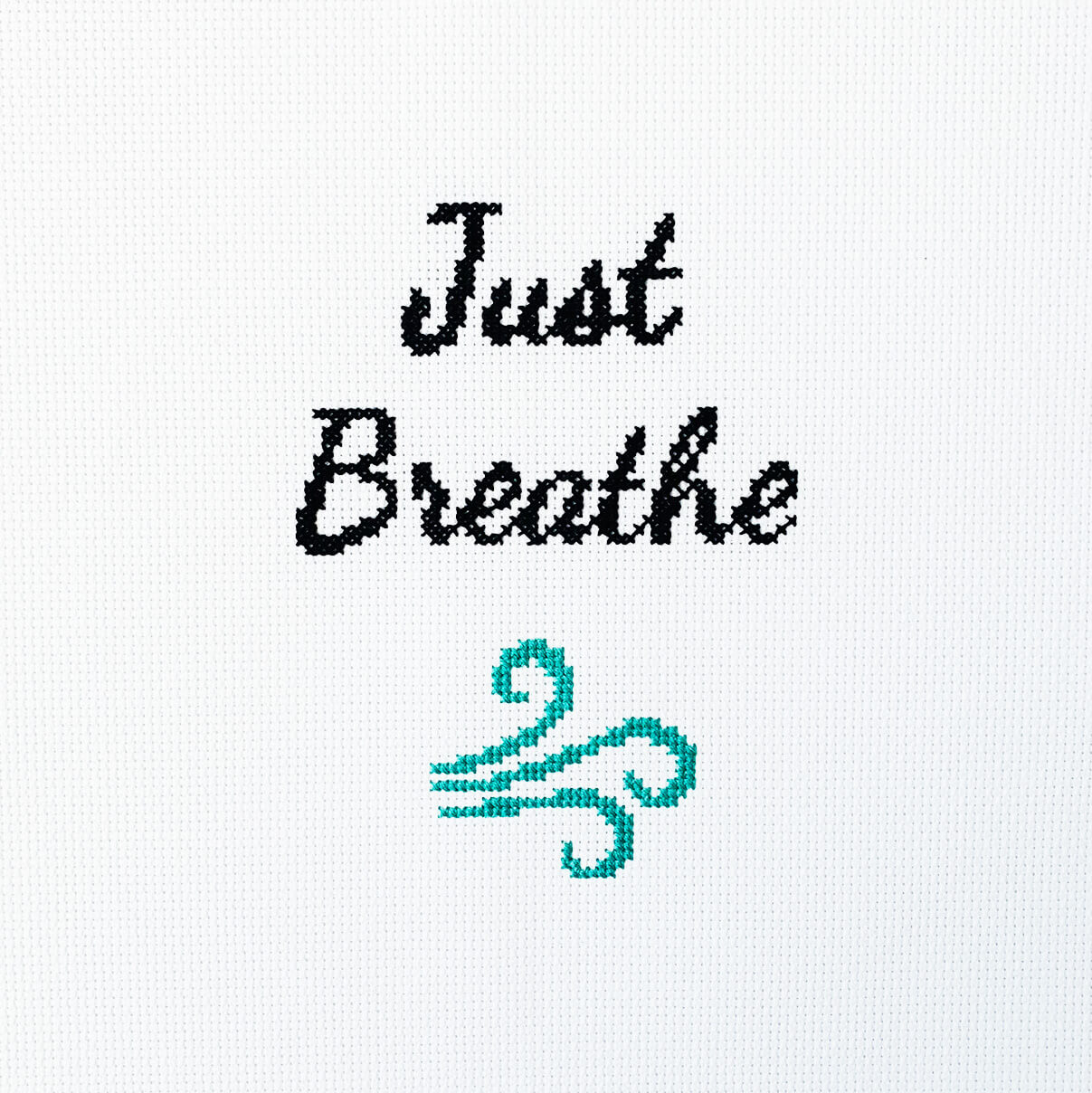 Just Breathe - Counted Cross Stitch Kit