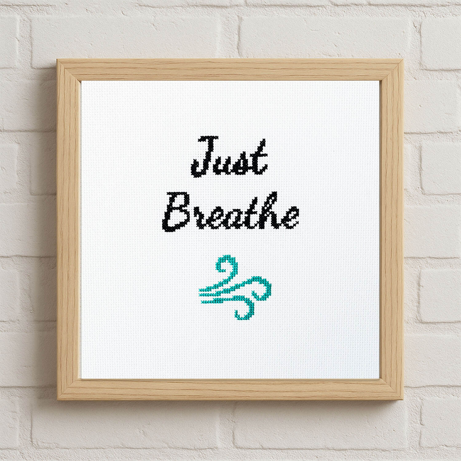 Just Breathe - Counted Cross Stitch Kit