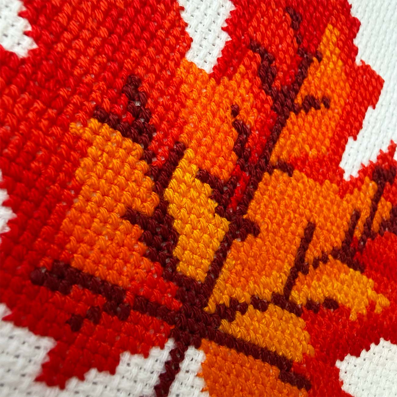 Maple Leaf Counted Cross Stitch Kit