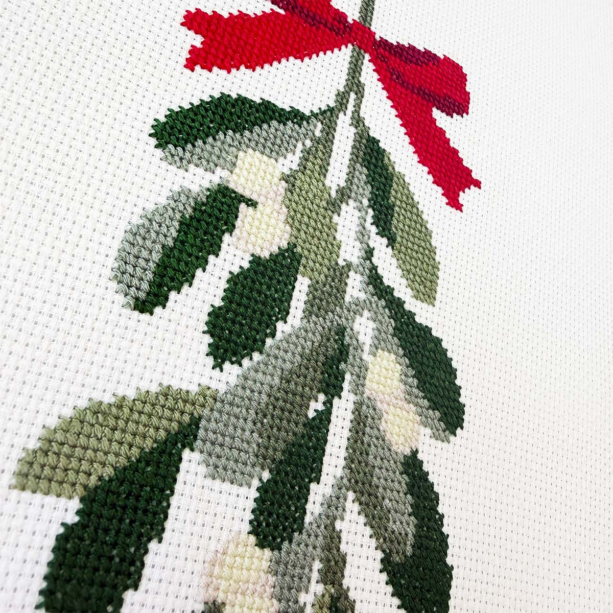Mistletoe Christmas Counted Cross Stitch Kit