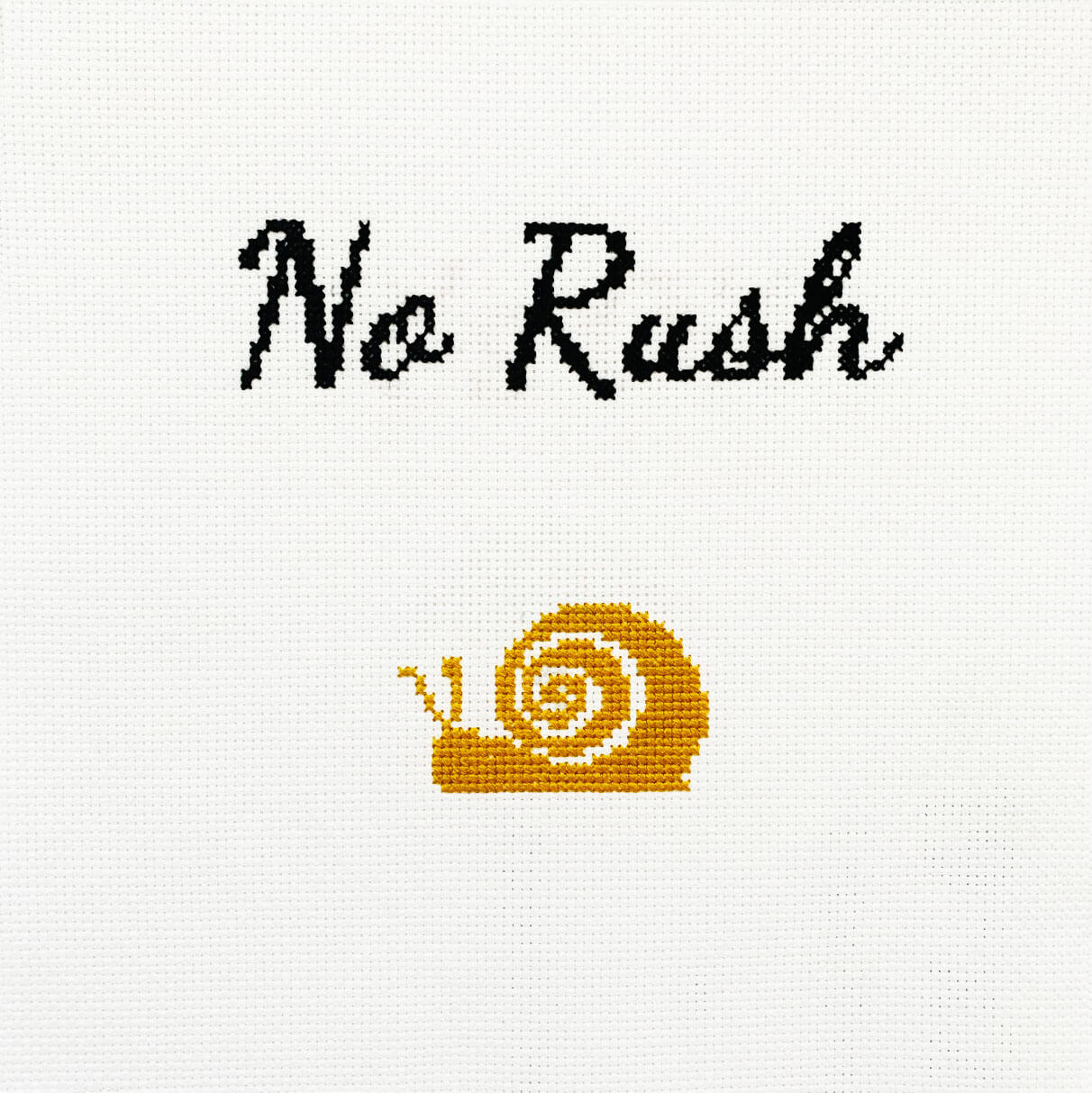 No Rush - Counted Cross Stitch Kit