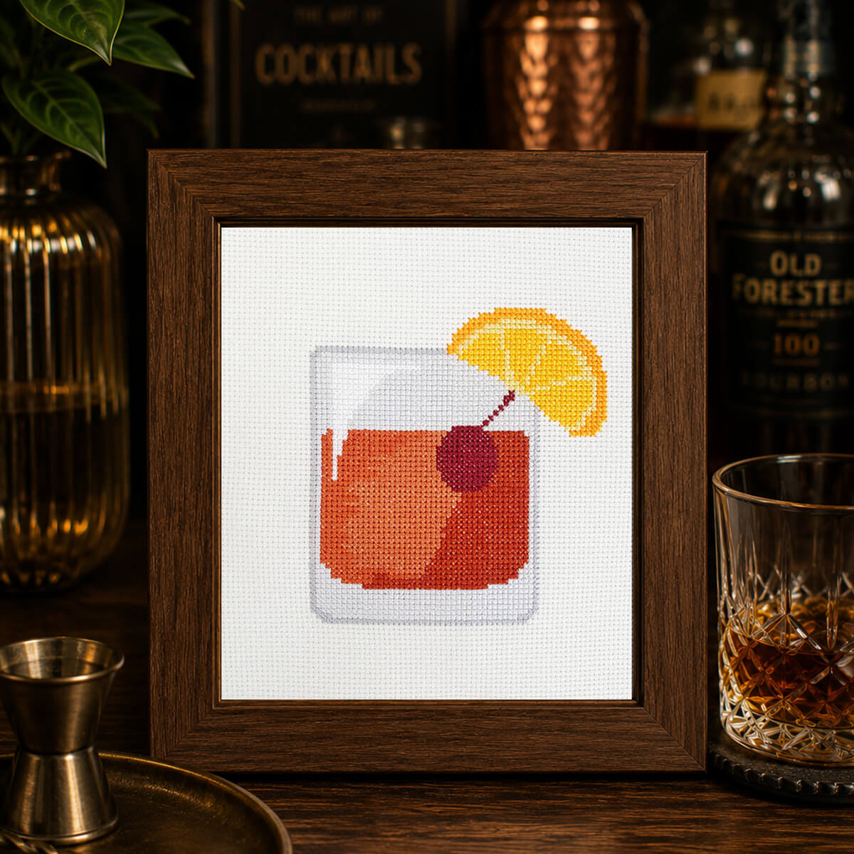 Old Fashioned Counted Cross Stitch Kit