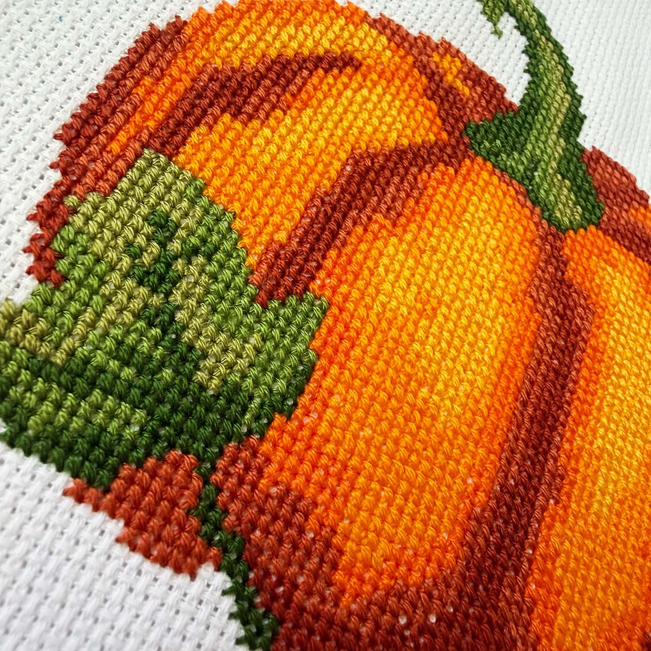 Pumpkin Counted Cross Stitch Kit