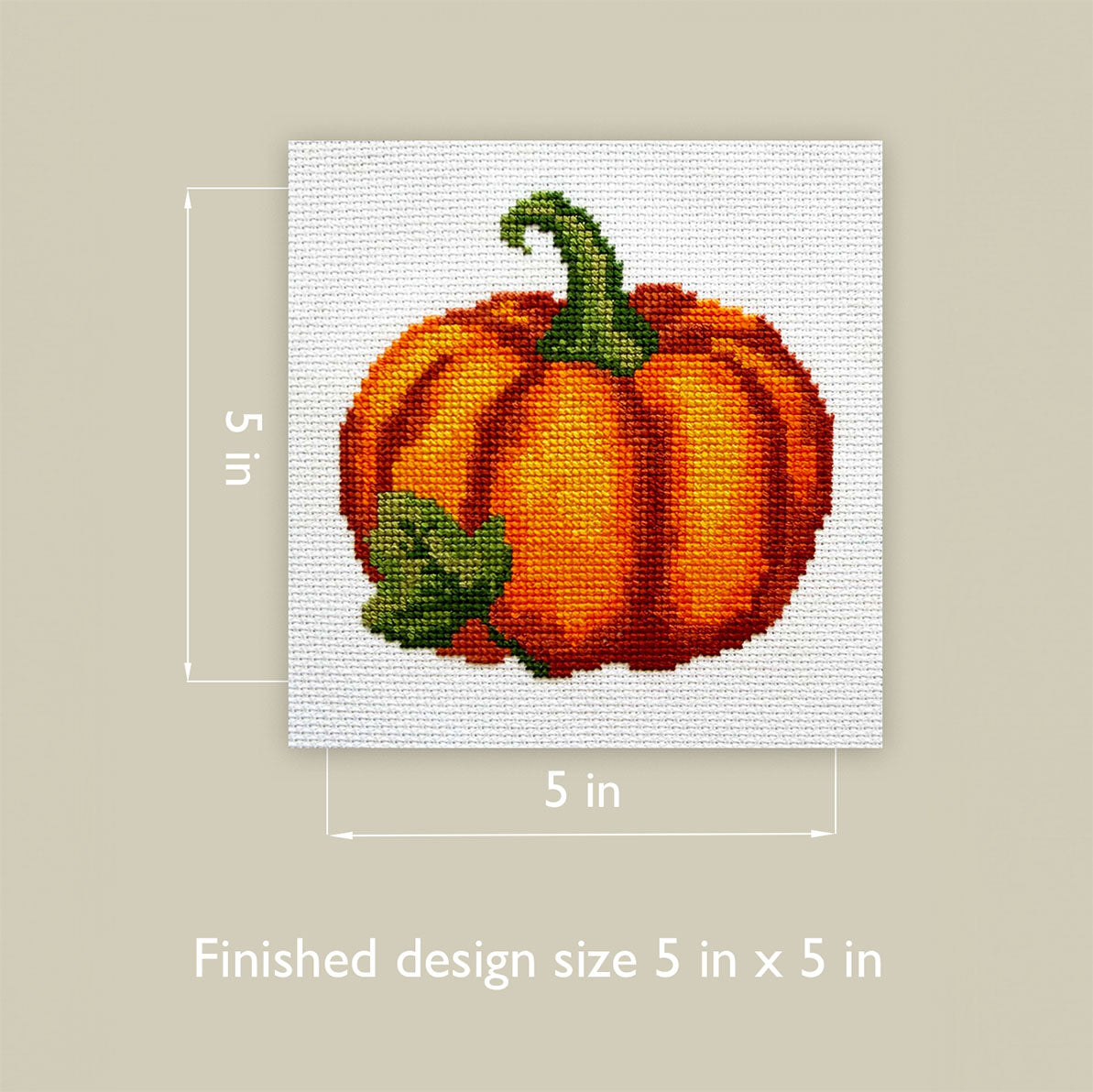Pumpkin Counted Cross Stitch Kit