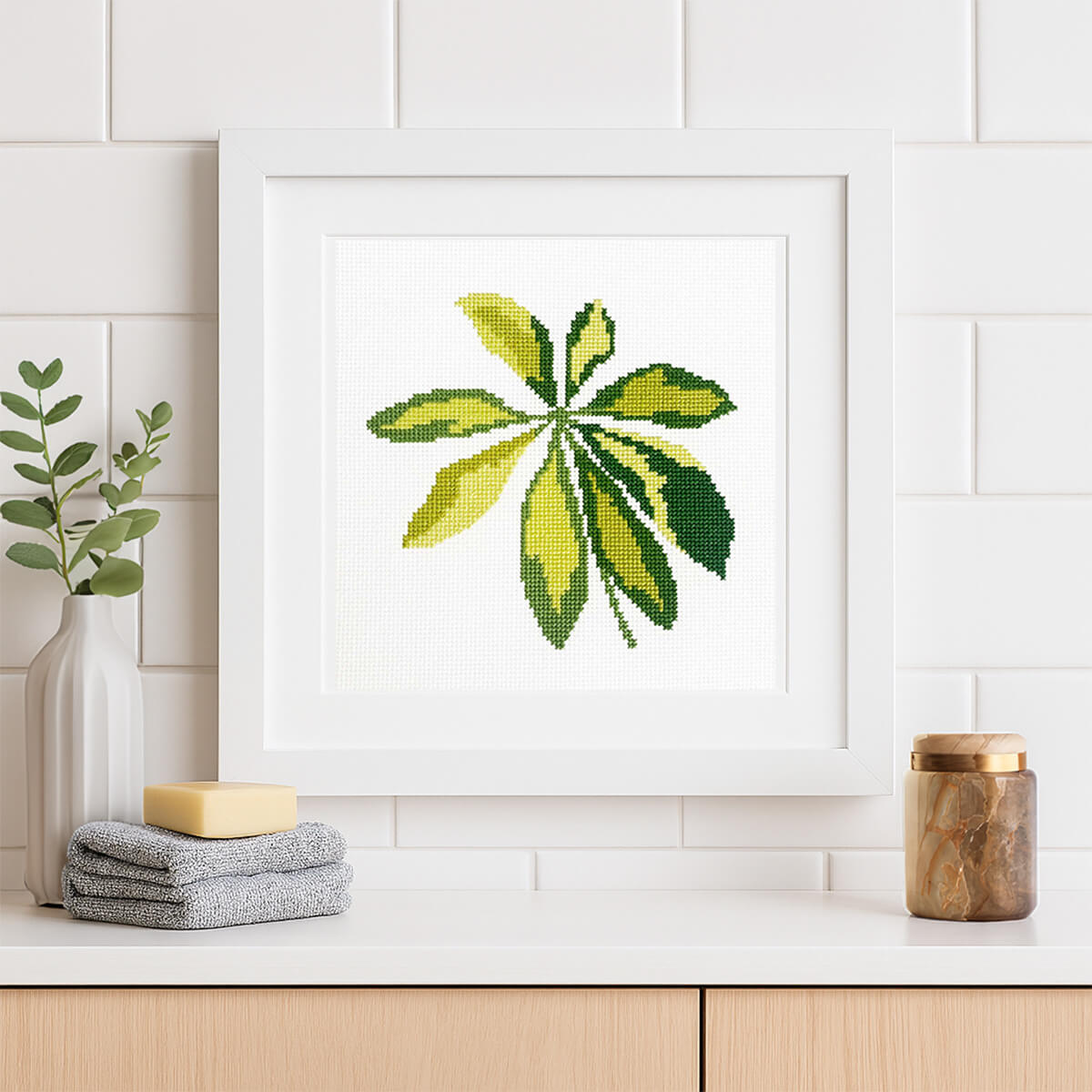 Schefflera - Counted Cross Stitch Kit