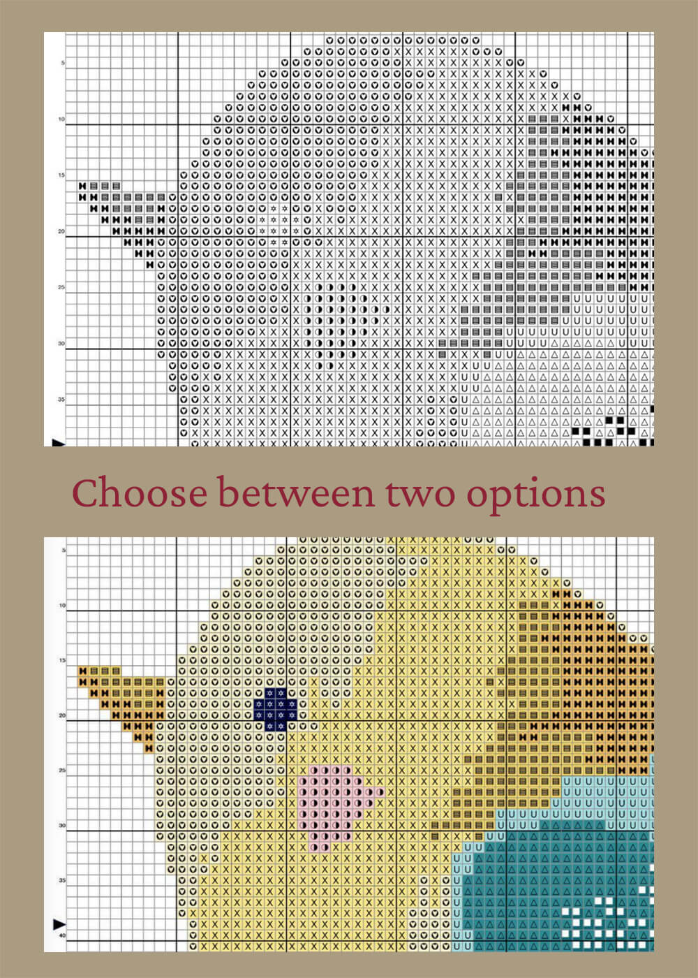 Shy Bird - Counted Cross Stitch Kit