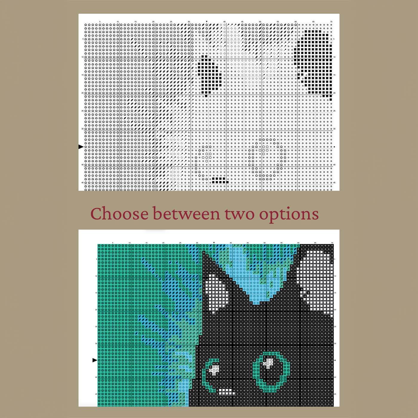 Sneaky Cat - Modern Counted Cross Stitch Kit for Cat Lovers