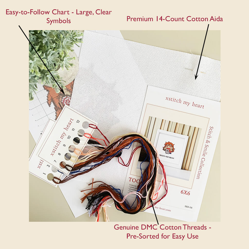 Too Cute - Counted Cross Stitch Kit