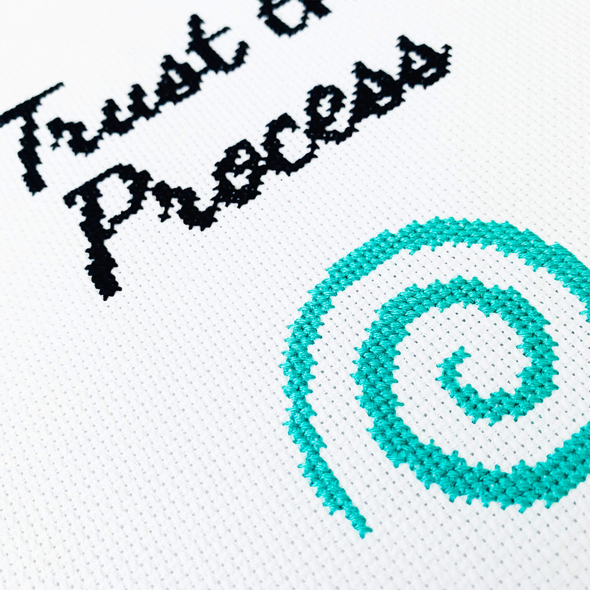Trust the Process - Counted Cross Stitch Kit