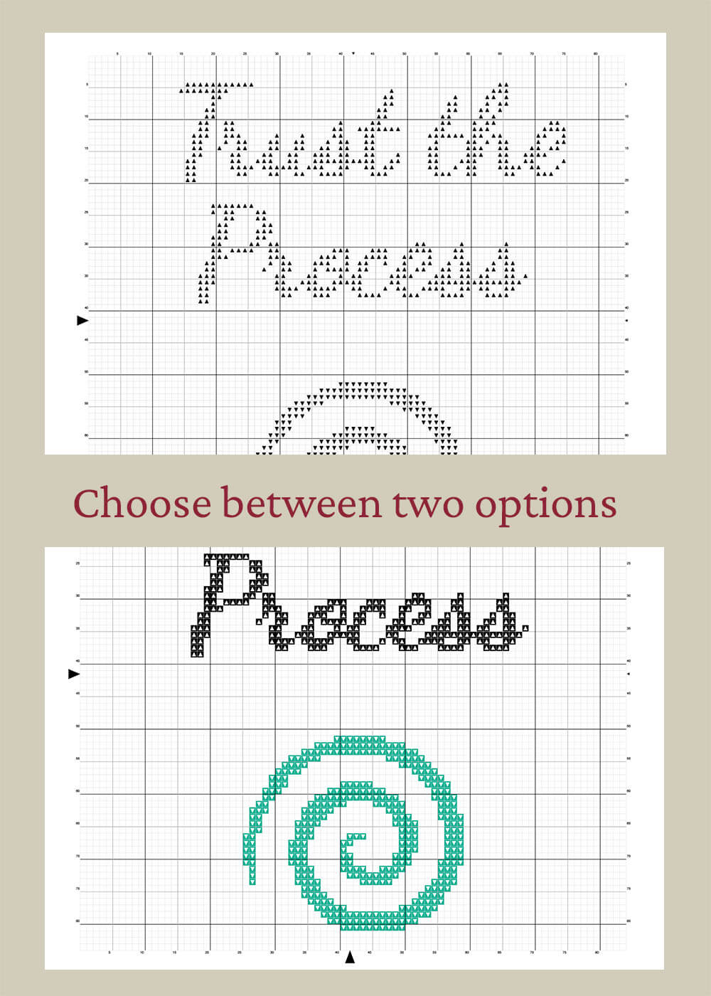 Trust the Process - Counted Cross Stitch Kit