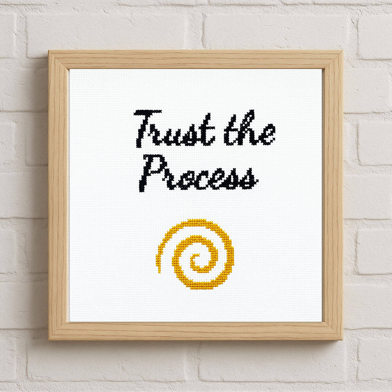 Trust the Process - Counted Cross Stitch Kit