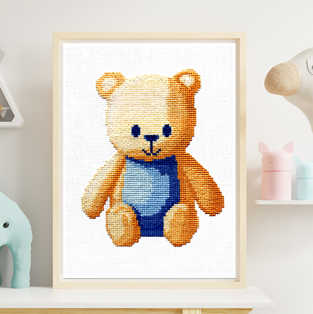 Yellow Bear - Counted Cross Stitch Kit