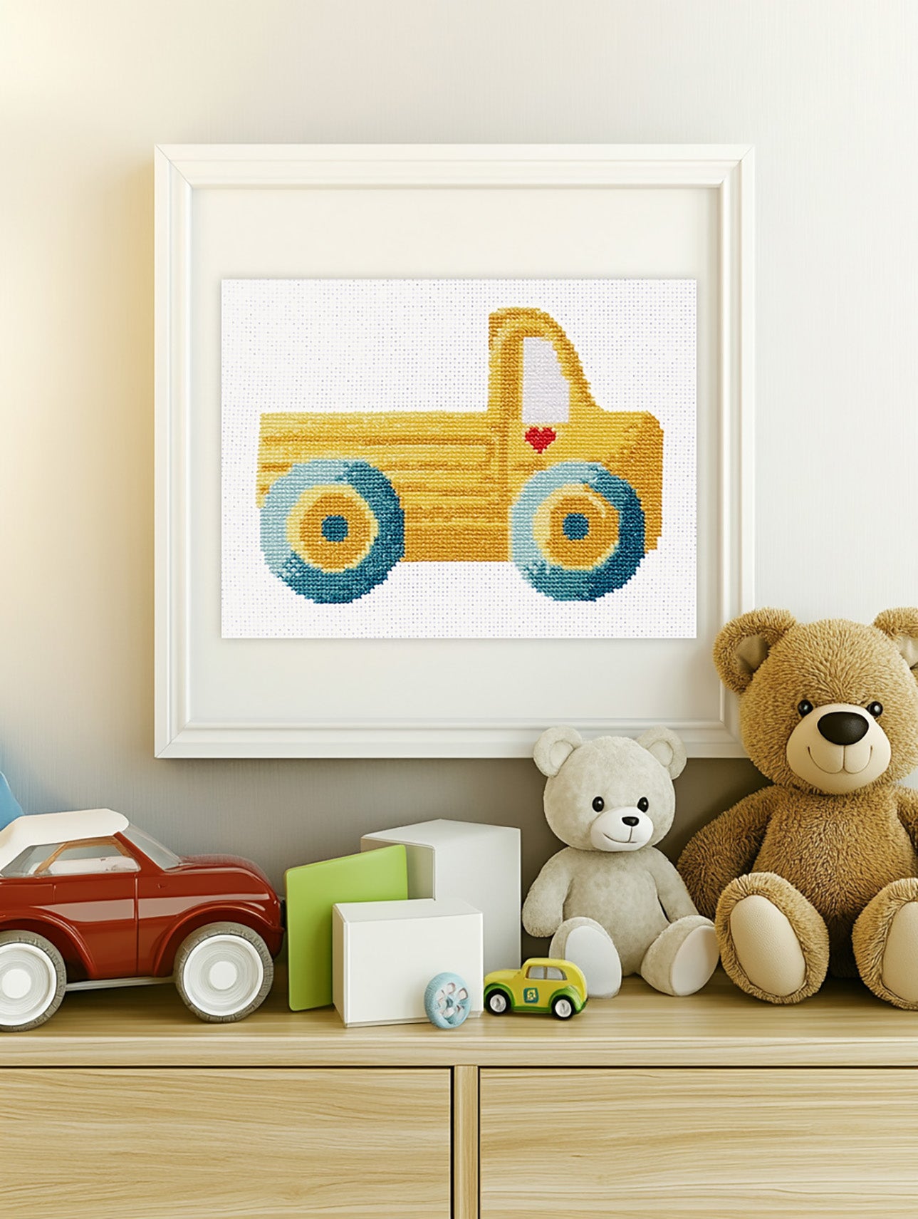 Yellow Truck - Counted Cross Stitch Kit