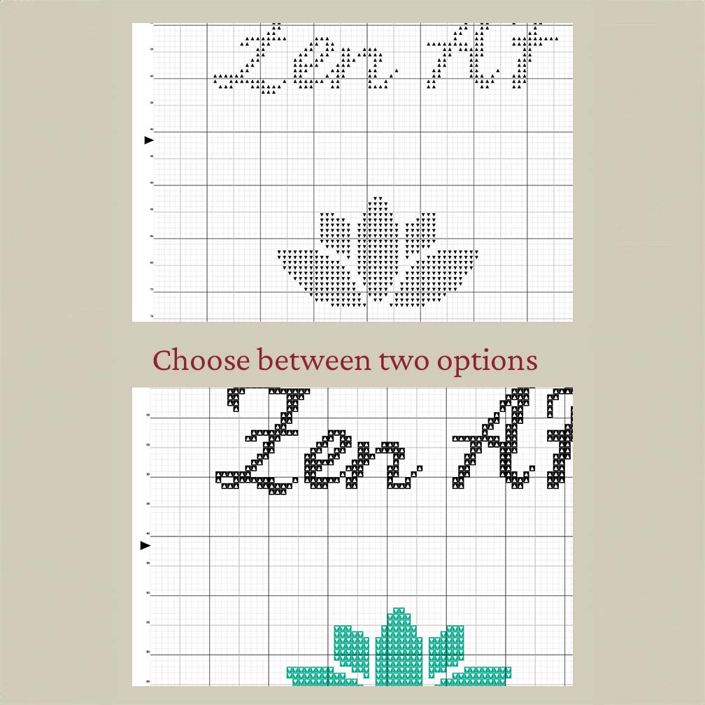 Zen - Counted Cross Stitch Kit