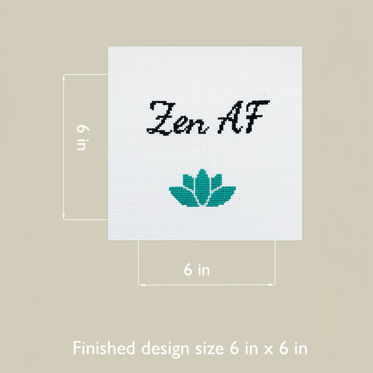 Zen - Counted Cross Stitch Kit