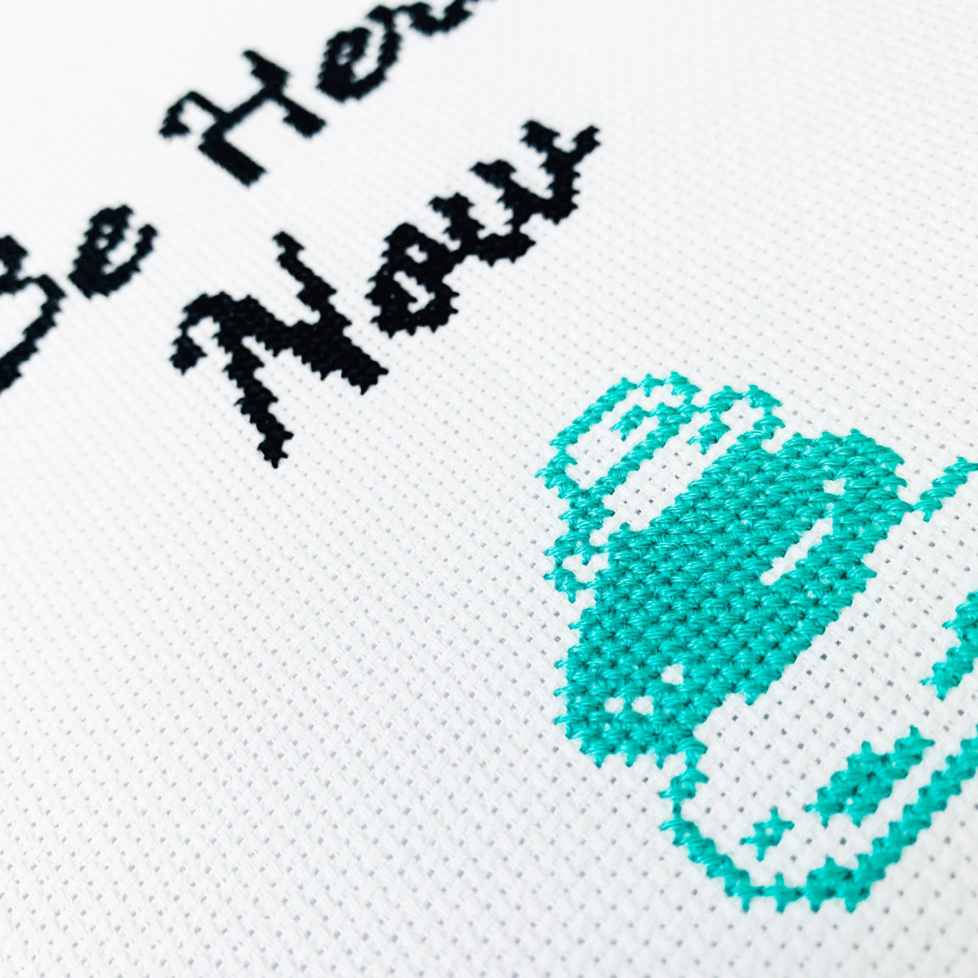 Be Here Now - Counted Cross Stitch Kit