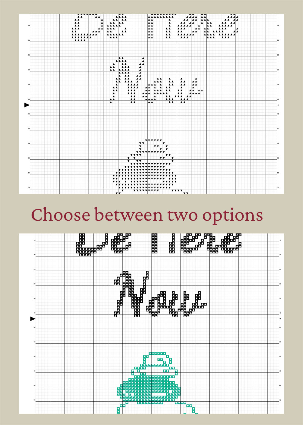 Be Here Now - Counted Cross Stitch Kit