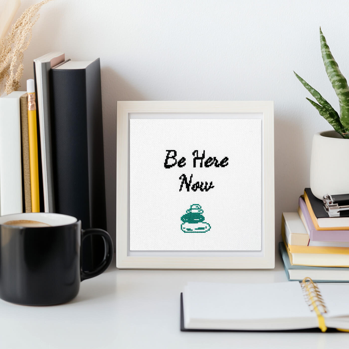 Be Here Now - Counted Cross Stitch Kit