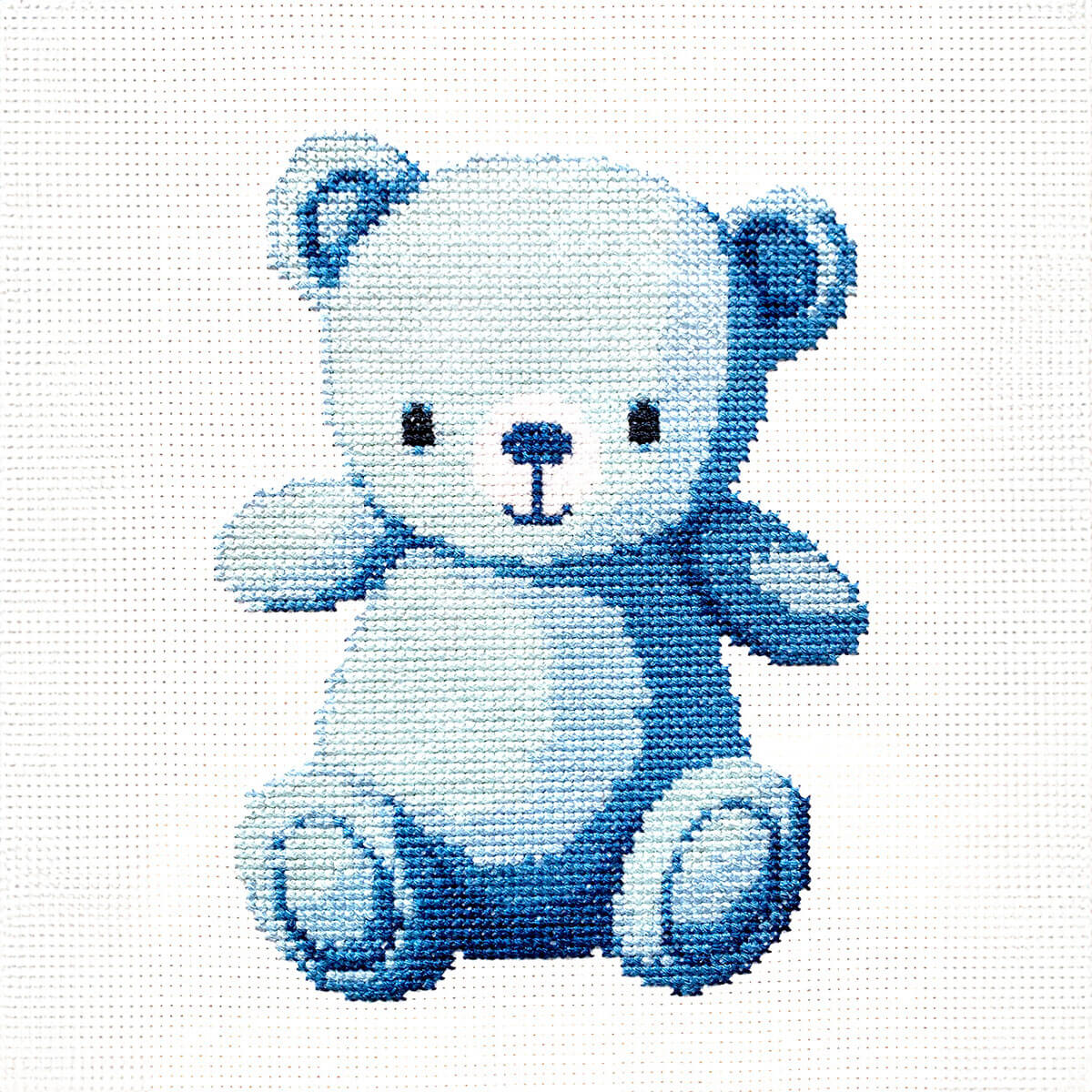 Blue Bear - Counted Cross Stitch Kit