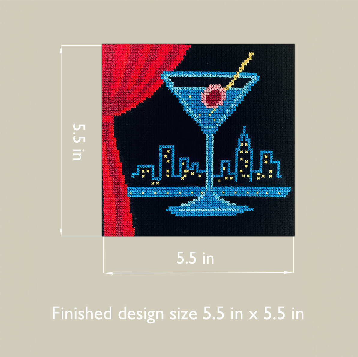 Broadway Night Counted Cross Stitch Kit