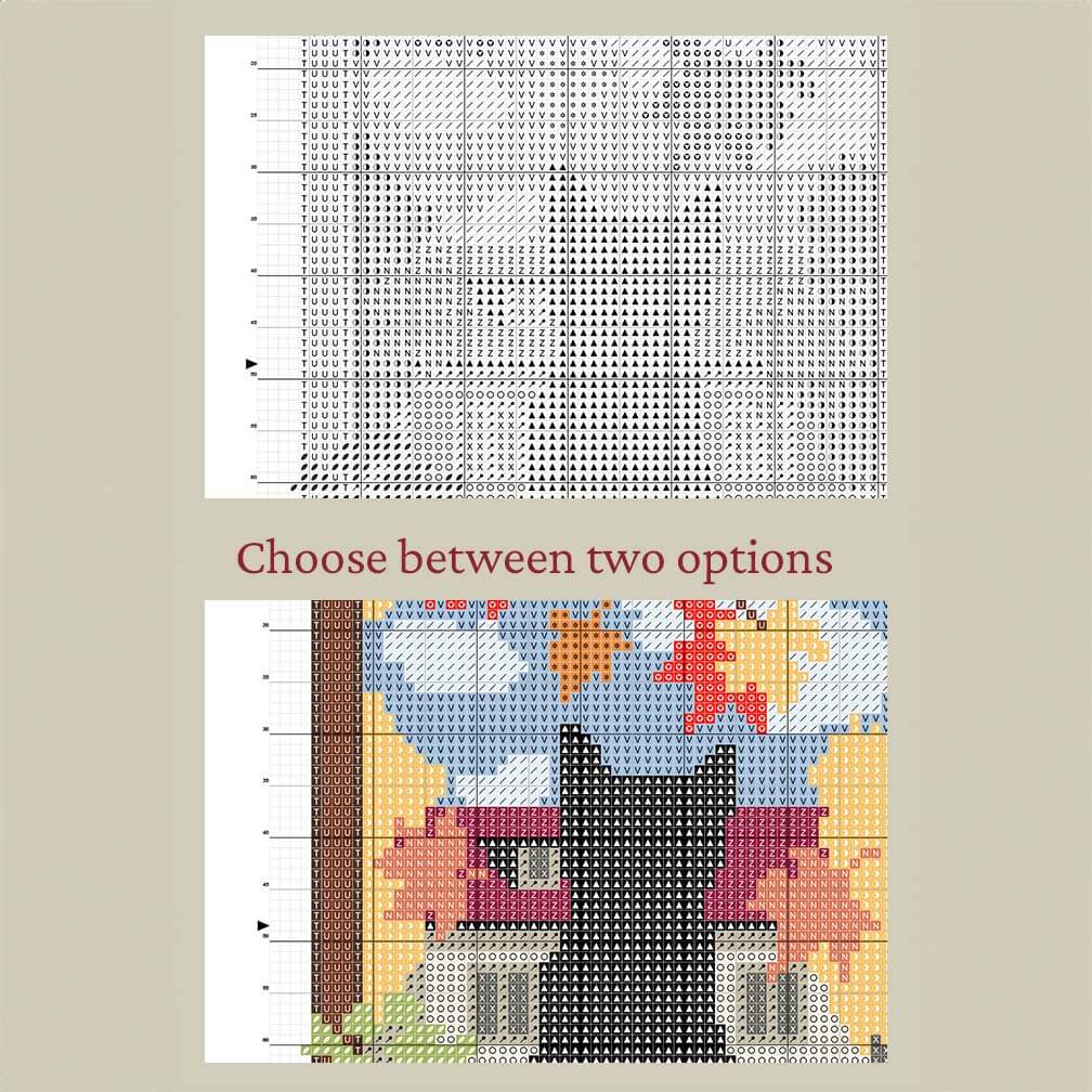 Fall Cat - Counted Cross Stitch Kit
