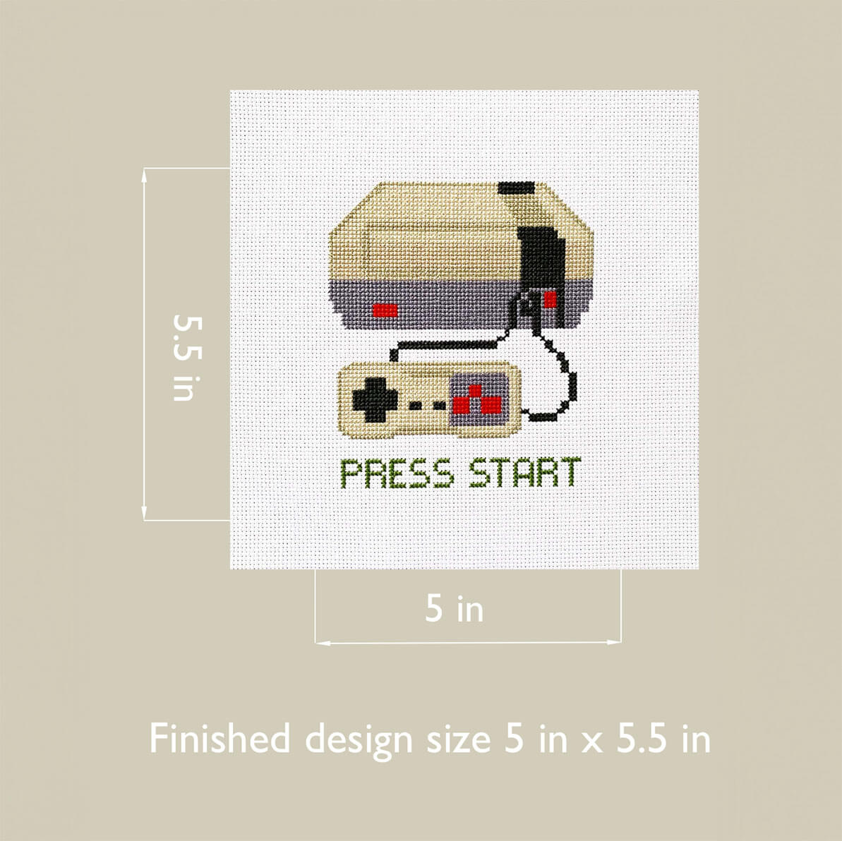 Retro Gaming Console -  Counted Cross Stitch Kit