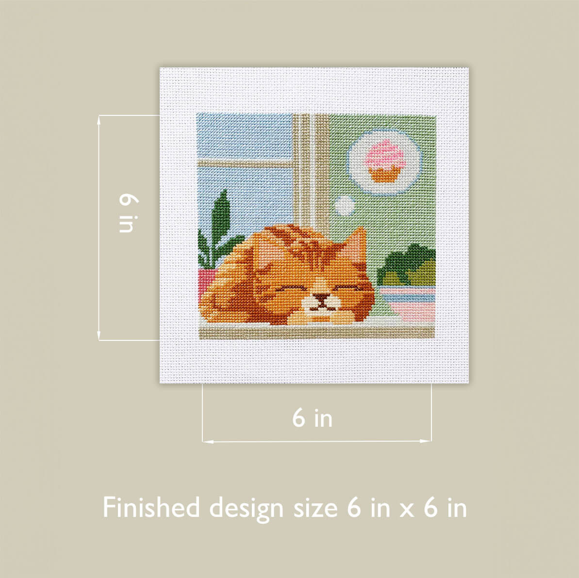 Ginger Dreaming - Counted Cross Stitch Kit