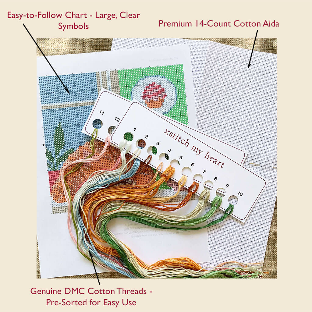 Ginger Dreaming - Counted Cross Stitch Kit