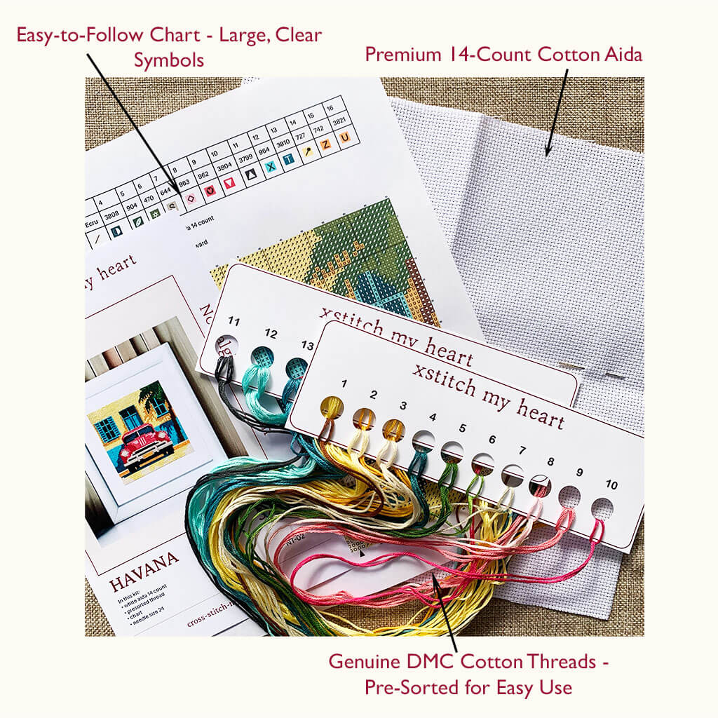 Havana Counted Cross Stitch Kit