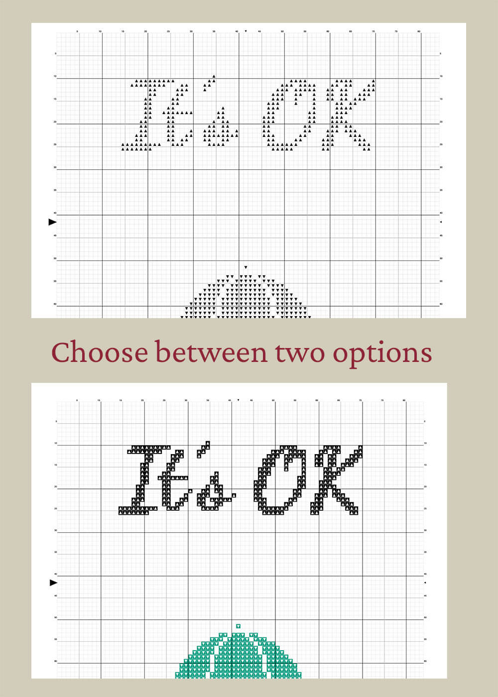 It's OK - Counted Cross Stitch Kit