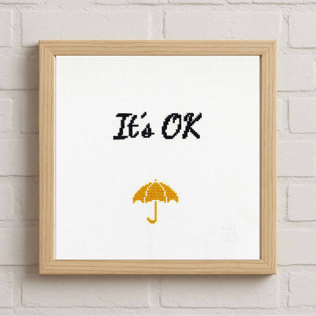 It's OK - Counted Cross Stitch Kit