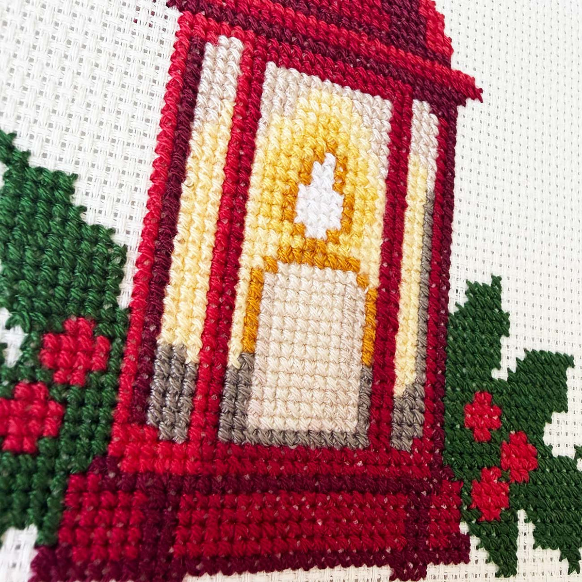 Christmas Lantern Counted Cross Stitch Kit