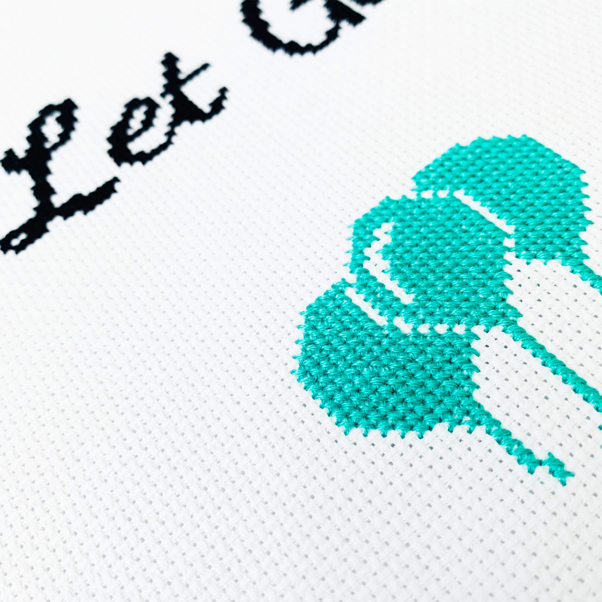 Let Go - Counted Cross Stitch Kit