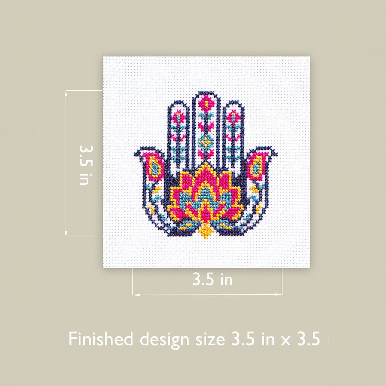 Mandala Hand Counted Cross Stitch Kit