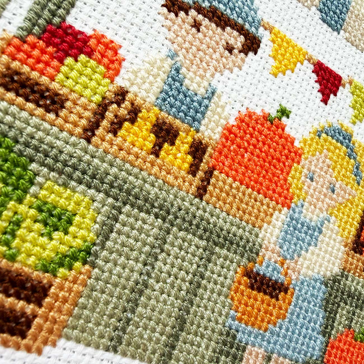 Farmers Market Cross Stitch Kit