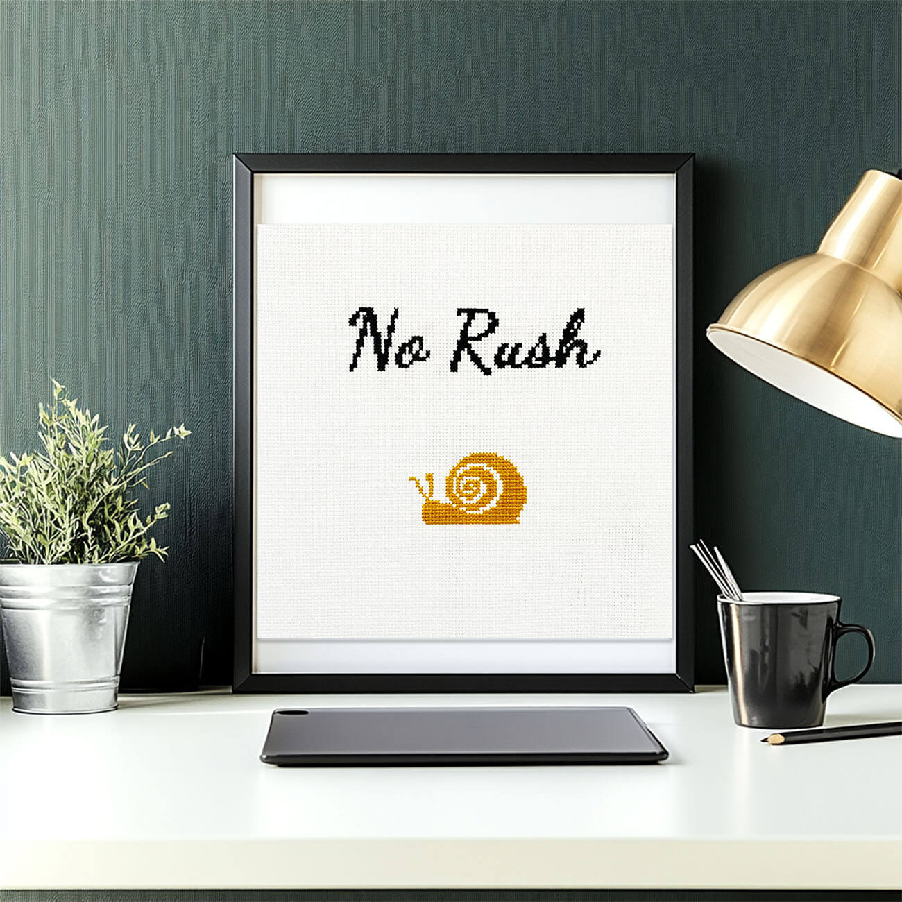 No Rush - Counted Cross Stitch Kit