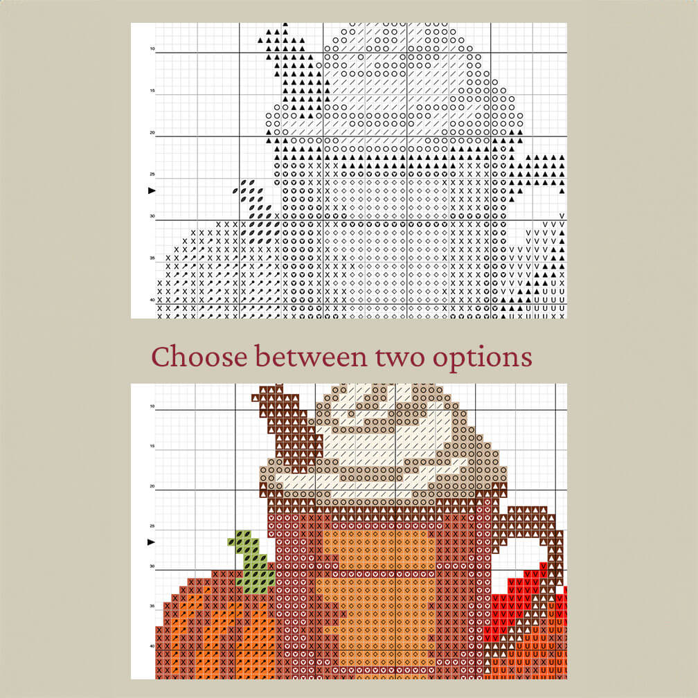 Pumpkin Spice Latte - Counted Cross Stitch Kit