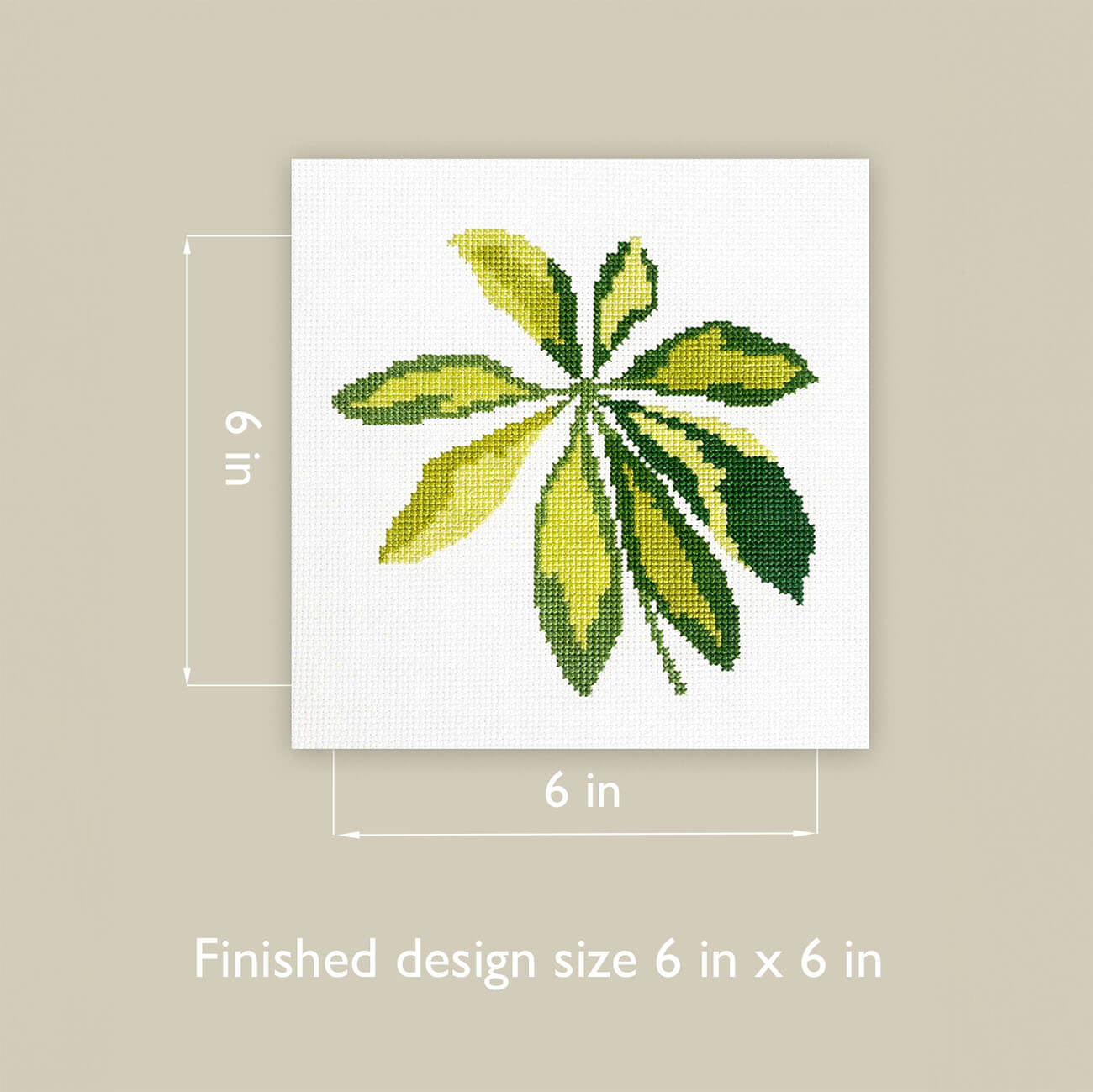 Schefflera - Counted Cross Stitch Kit