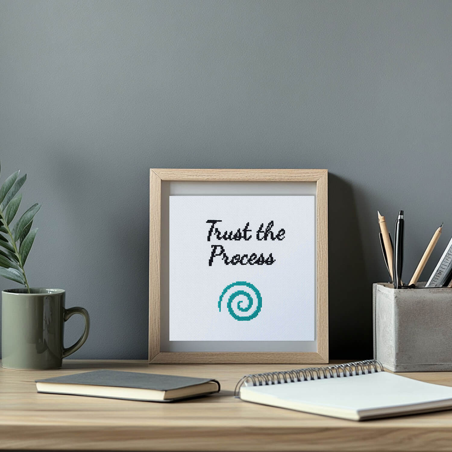 Trust the Process - Counted Cross Stitch Kit